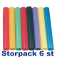 Stafettpinne i plast, storpack 6 st